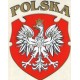 Autocollant Polska (4,50 x 6,00 cm env.)