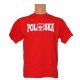 Tee-shirt Polska rouge