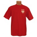 Tee-shirt Polska rouge