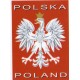 Autocollant Polska (4,70 x 6,50 cm)