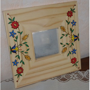 Miroir en bois