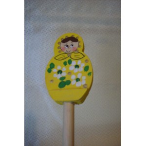 Babouchka crayon de bois
