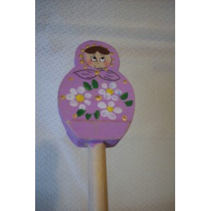 Babouchka crayon de bois