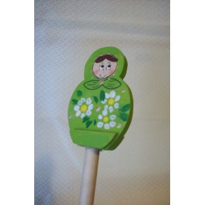 Babouchka crayon de bois