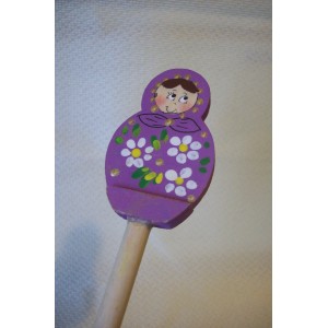 Babouchka crayon de bois