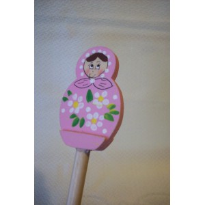 Babouchka crayon de bois
