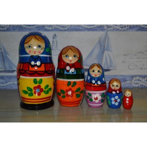Babouchka - 5 pièces (10,50 cm)