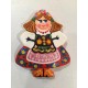 Magnet femme (Cracovie) 6 cm