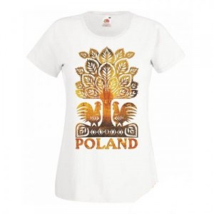 Tee-shirt blanc Poland (femme) - Taille XL