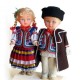 Couple poupée folklorique - région Lemkovien