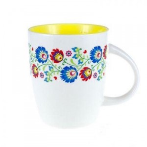 Mug folklore jaune