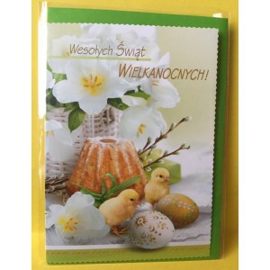 Carte de Pâques avec enveloppe 