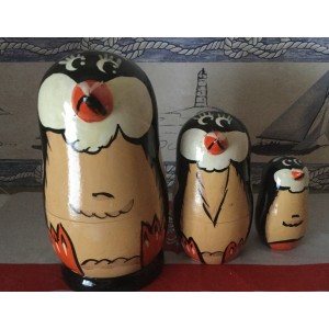 Babouchka pingouin (3 pièces)