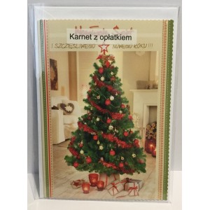 Carte de Noël avec Oplatek