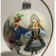 Boule de Noël folklore (80 mm)