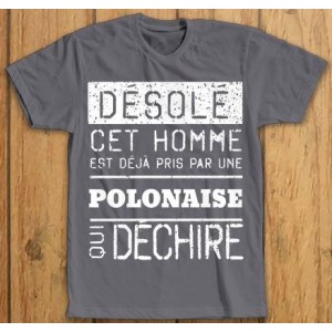 Tee-shirt « Désolé cet homme... » Taille L